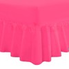 Plain Dyed Fitted Valance Box Bed Sheets Luxury Combed Poly-Cotton