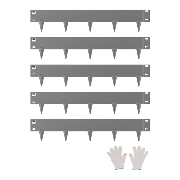 VEVOR Steel Landscape Edging, 5 Packs 39 x 4 in