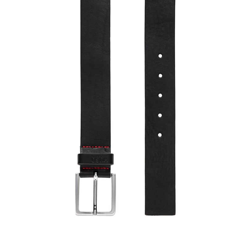 HUGO Gionios SZ40 Men's Belt, Black001, 115