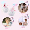 LA PLAGE Little Girl Unicorn Bedroom Slippers Wave-like Warm Cute