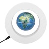 Magnetic Levitation Globe White Built in LED Light Frosted Texture