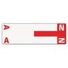 Smead 67152 Alpha-Z Color-Coded First Letter Name Labels- A N-
