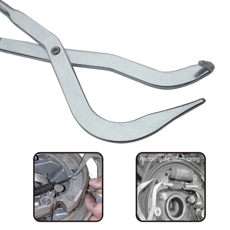 HAUTMEC Brake Spring Pliers, Drum Brake Tool Kit, Double-Ended Carbon