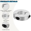 PATIKIL Bore 22mm Double Split Shaft Collar 45mm OD 12mm