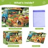500 Pieces Jigsaw Puzzles for Adults, Truck and Cats Puzzle