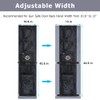 RAYMACE Gun Safe Door Panel Organizer 10.6W*43.5H，Adjustable Width to 13