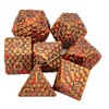 D&D Dice Set DND Dice, KERWELLSI Honeycomb Design Metal Polyhedral