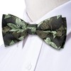 Hi-Tie Pre-Tied Bowties for Men Silk Bow Ties and Pocket
