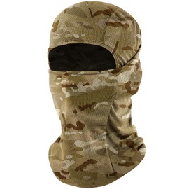 ROXUN Ski Mask Balaclava Shiesty, Motorcycle Football Windproof UV Protector Cooling for Men/Women Sand Camo