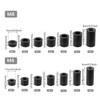 Round Plastic Spacers, 81 Pieces M6/M8 Round Spacer Sleeves, ABS