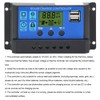 Solar Panel Controller LCD Display Battery Charge Control Dual USB