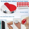 Irenwarl 16 Stk Ersatz Magnet Klebepads Set, Magnetische Ersatz-Klebepads, Metallpl?ttchen