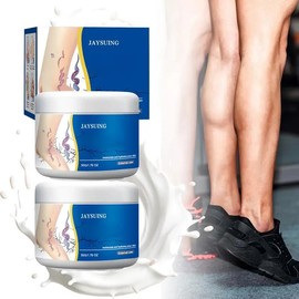 JAYSUING Exercise Repair Relieve Veins Leg Repairing Cream - Moisturizing Body Care for Leg Relief - Lightweight Formula for Skin Care - Specification: 2Bottle
