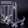 10 x Plastic Flat Folding Holders Easels or Flat Decorative