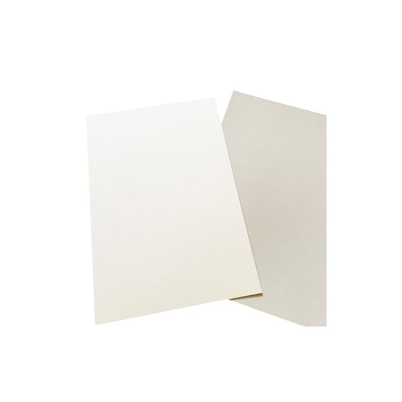 White Cardboard A6 (Gray Back) 50 Sheets Thickness 0.02 inches