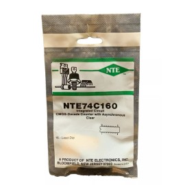 NTE74C160 IC CMOS Decade Counter With Asynchronous Clear DIP16 ECG74C160