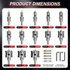 REKCKRUL 2-1/2" (64mm) TCT Carbide Hole Saw Kit for Metal