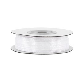 Creativery 50m Roll, Satin Ribbon, 3 mm, Ribbon, Decorative Ribbon, Gift Ribbon, Decoration for Wedding Baptism
