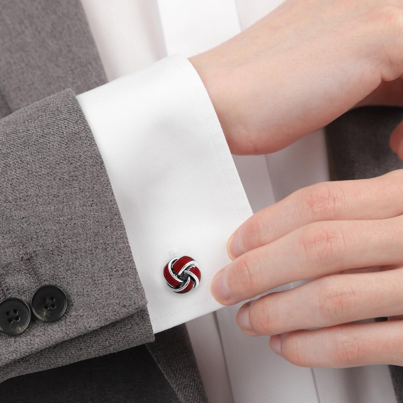 cuff specialty store CUFF classic knot cuff links cufflinks, Brass,