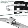 CZC AUTO Propane Tank Holder Mounting Bracket for 10LB Bottle