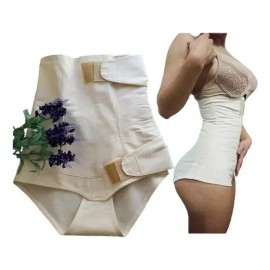 Faja De Manta Postparto Ajustable Post Parto + Beige M