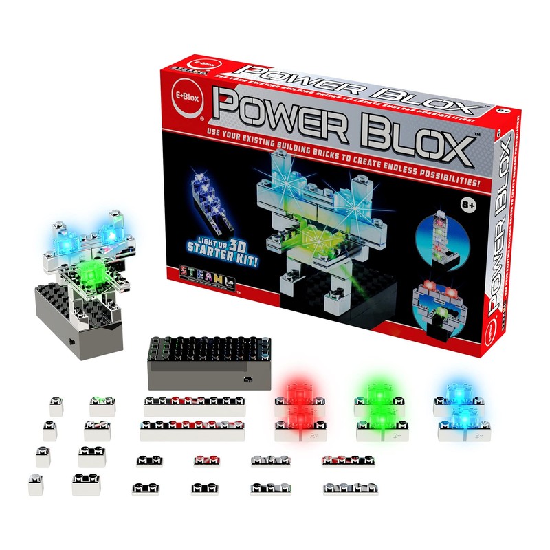 E-Blox Power Blox Builder - Starter Kit 3D LED Light-Up