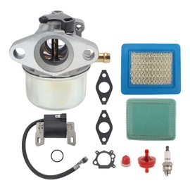 Carbhub 799866 Carburetor For 190CC 725EX 790845 799871 796707 794304 Engines Toro Craftsman Troy Bilt 6.75 Lawn Mower with 802574 Ignition Coil for 590454 Armature Magneto