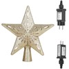 LED Snowflake Projector Lamp Light Snowflake Rotating Christmas Decoration GoldenUS