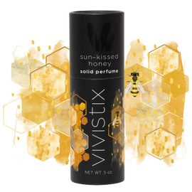Vivistix Solid Perfume Stick | Sun-Kissed Honey scent | Portable, clean, sweet, gourmand, honey travel perfume | Made in the USA | no parabens, phthalates, or preservatives