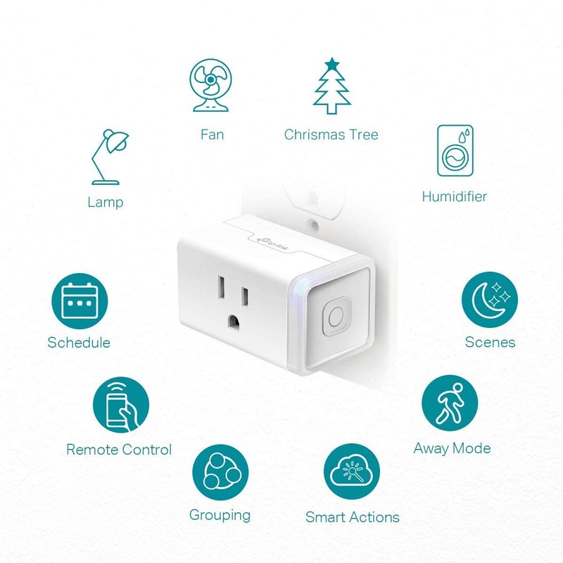 Kasa Smart Plug HS103P4, Smart Home Wi-Fi Outlet Works with