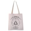 VAMSII Libra Tote Bag - Cosmetic Tote Bag - White