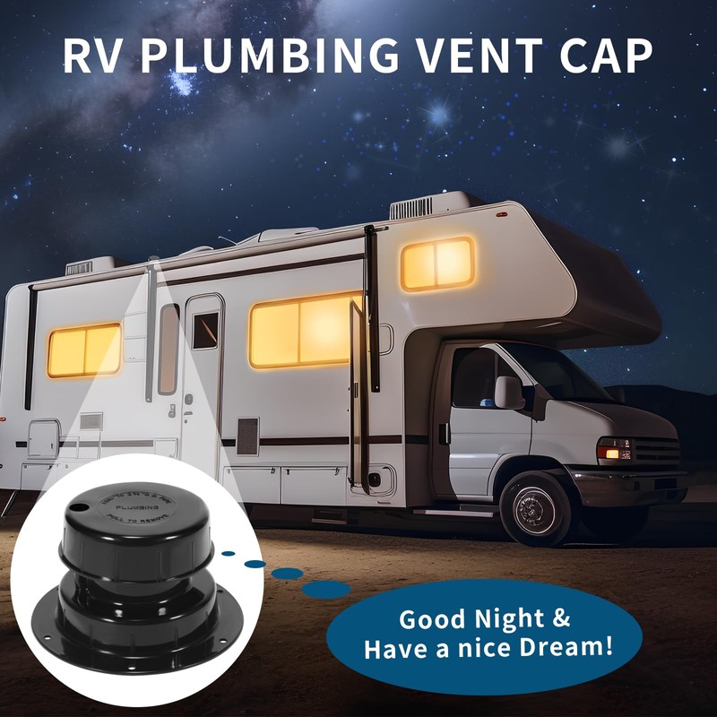 Rv Plumbing Vent Cover, Roof Vent Cap, Plastic Sewer Vent