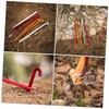 GANAZONO 12pcs Aluminium Alloy Tent Pegs Lightweight Ground Stakes for