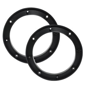 Murtenze 5" Auto Car Universal Fit ABS Speaker Spacers Car Stereo Speaker Spacer Adaptor kit Speaker mounting Bracket Ring(Black)-2PCS