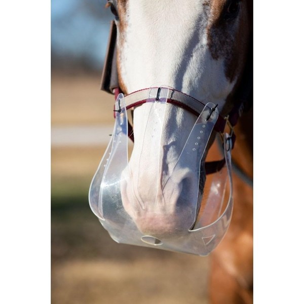 KM Elite ThinLine Flexible Filly Grazing Muzzle - Soft Light