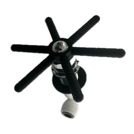 Jug Rinser Valve Assembly Black Star - Diameter 11cm in length (4.3 inches)