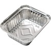 Pack of 50 Aluminium Disposable Foil Food Container with Lids,