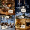 Glamoreal 100 Pcs Place Cards for Table Setting, 2" x