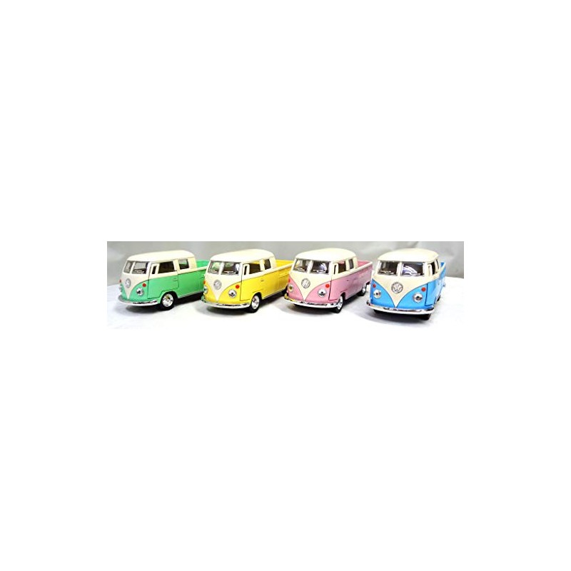 1963 Wagen Bus Pickup Pastel Colors 1:34 Set of 4