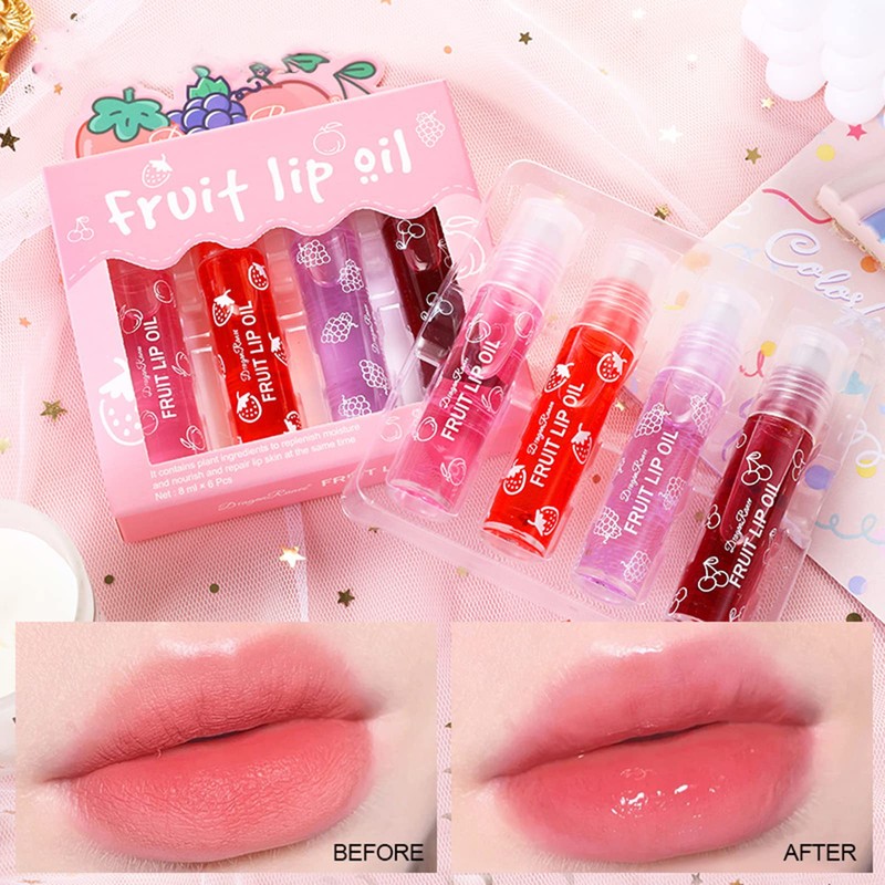 Roll Up Glitter Lip Gloss, Lip Shiner Roll-On, Lip Gloss