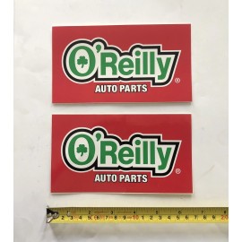 Unbranded 2 O’REILLYS decals stickers drags racing hotrods vintage muscle cars lowrider rv