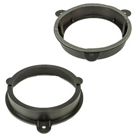 tomzz Audio 2845-009 Speaker Rings Adapter Brackets Compatible with Renault Laguna Megane Captur Trafic Master for 165 mm DIN Speaker