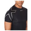 2XU Mens Core Compression Short Sleeve X-Large Black/Silver