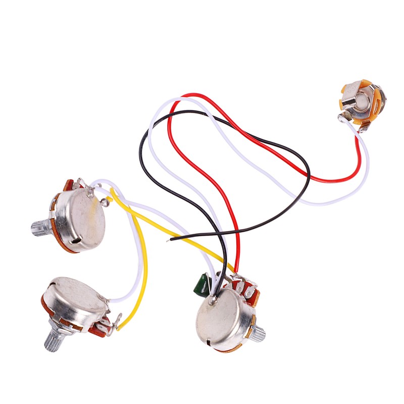 Guitar Potentiometer Kit Jazz Bass Wiring Harness 1 Volume 2