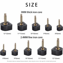 SooGree 10Pairs U Shaped Heel Caps Cover High Heel Tips Replacement Kit Heel Caps Protectors for Shoes Black