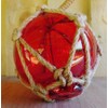 Nautical Glass Sea Fishing Float Buoy RED | 4"/10cm Dia