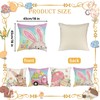 Rabbit Easter Cushion Covers, Set of 2, Rabbit Cushion Covers,