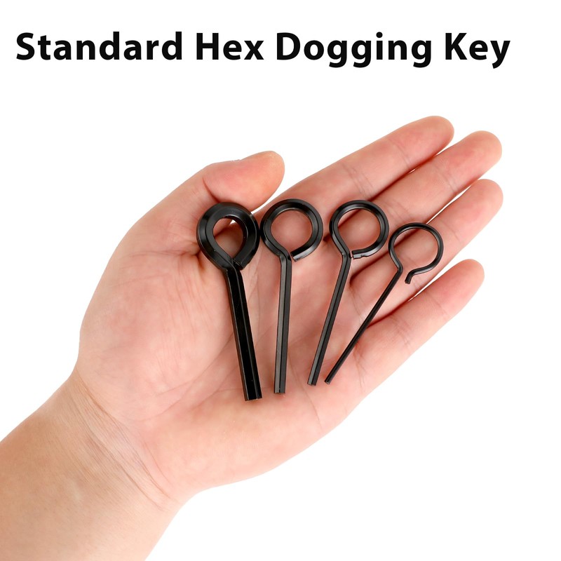 Giantree 4 Pcs Standard Hex Dogging Key Allen Wrench Set,