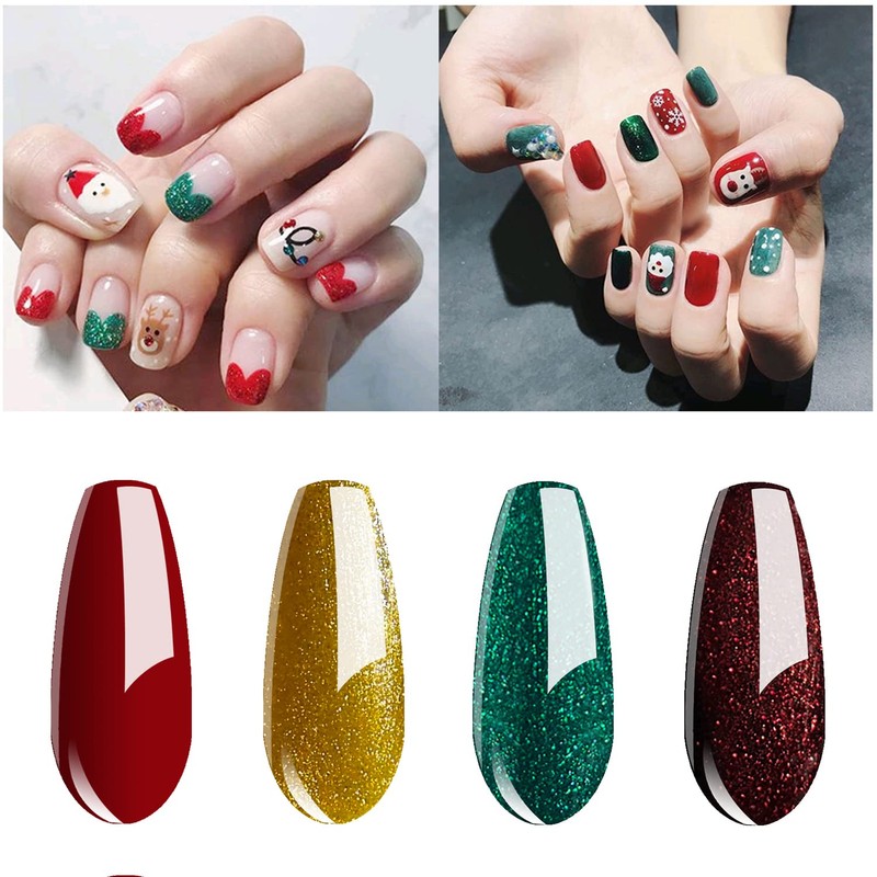 Vishine Nail Polish Gel, 6 Colours UV LED Nail Polish