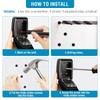 BKNOOU Key Lock Box Wall Mount with Code, Key Lock
